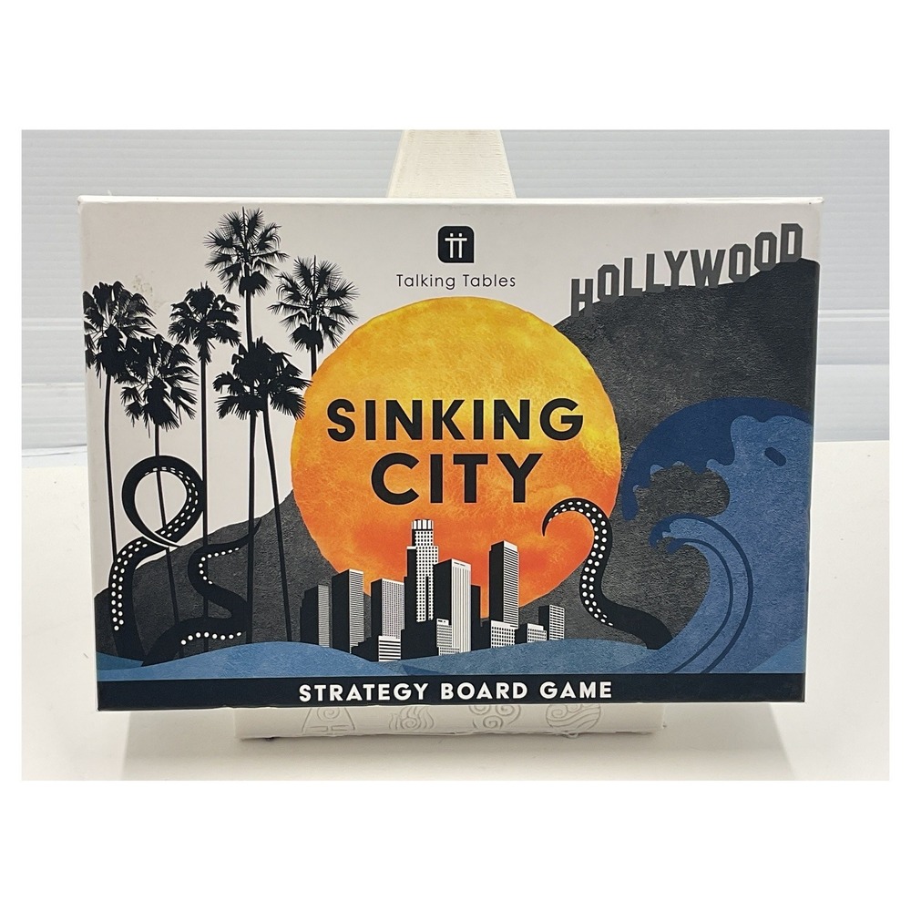 Talking Tables Sinking City Strategy Board Game 2-6 Players New‎